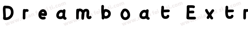 Dreamboat Extrabold字体转换
